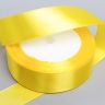 Лента атласная 25мм х 25 ярд  JD лимонный