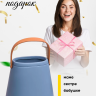 Кашпо керамика сумка 18х12х16,5см ZY2232 голубой