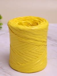 Рафия синтетическая, 200м PL 07 лимонная
