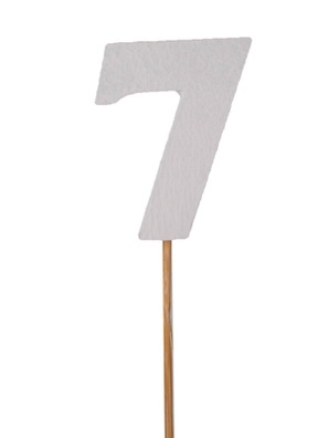 Вставка Цифра "7" 8,5см пенопласт Вставка Цифра "7" 8,5см пенопласт