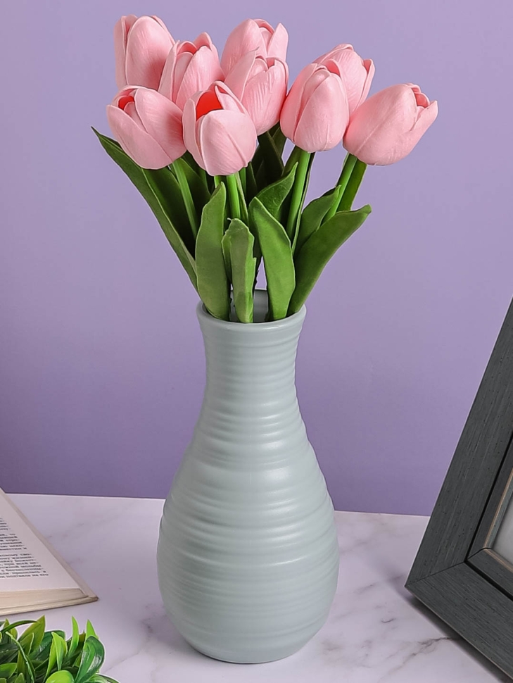 Ваза пластиковая H20 х D5,8х7,5см AS3500 голубой Ваза пластиковая H20 х D5,8х7,5см AS3500 голубой