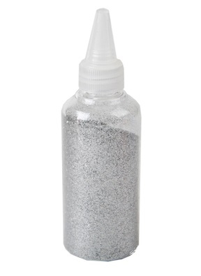 Блестки 80г К с дозатором серебряные Блестки 80г К с дозатором серебряные