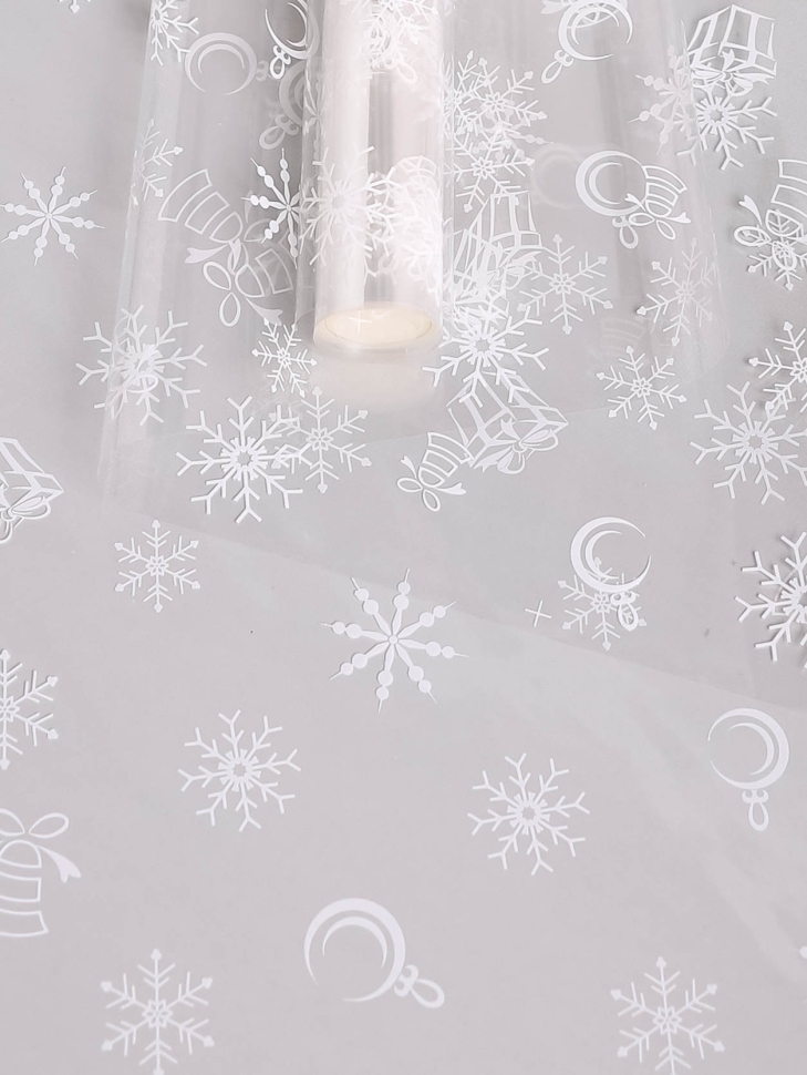 Пленка цветная Подарки 70см белый