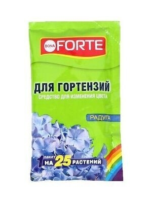 Средство для изменения цвета гортензий 100гр Bona Forte Средство для изменения цвета гортензий 100гр Bona Forte