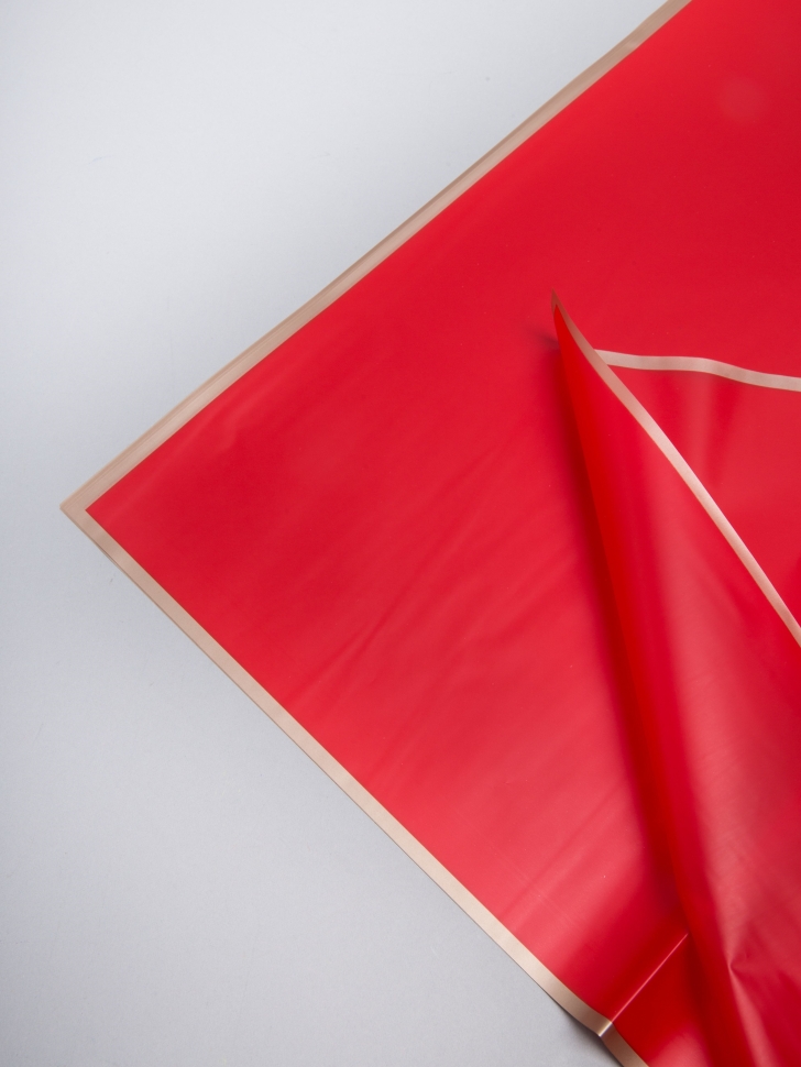 Пленка матовая 58смх58см 10 листов 50мкм кант Розовое золото, красный Пленка матовая 58смх58см 10 листов 50мкм кант Розовое золото, красный