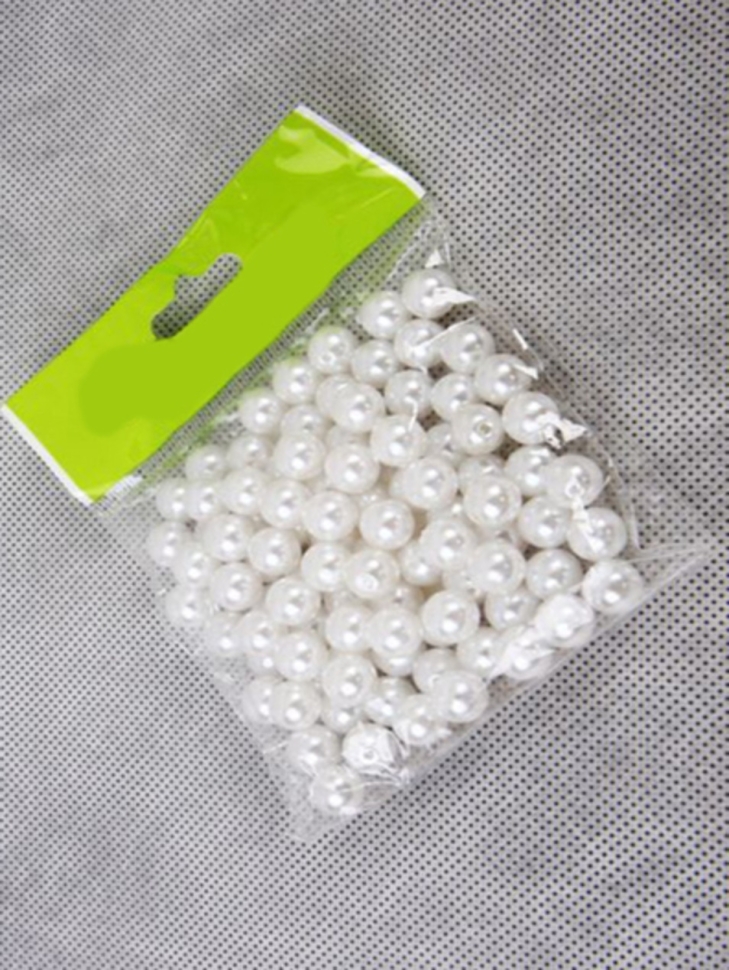 Бусинки 10мм П белые Бусинки 10мм П белые