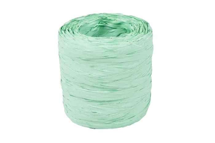 Рафия синтетическая, 200м PL 56 мятная