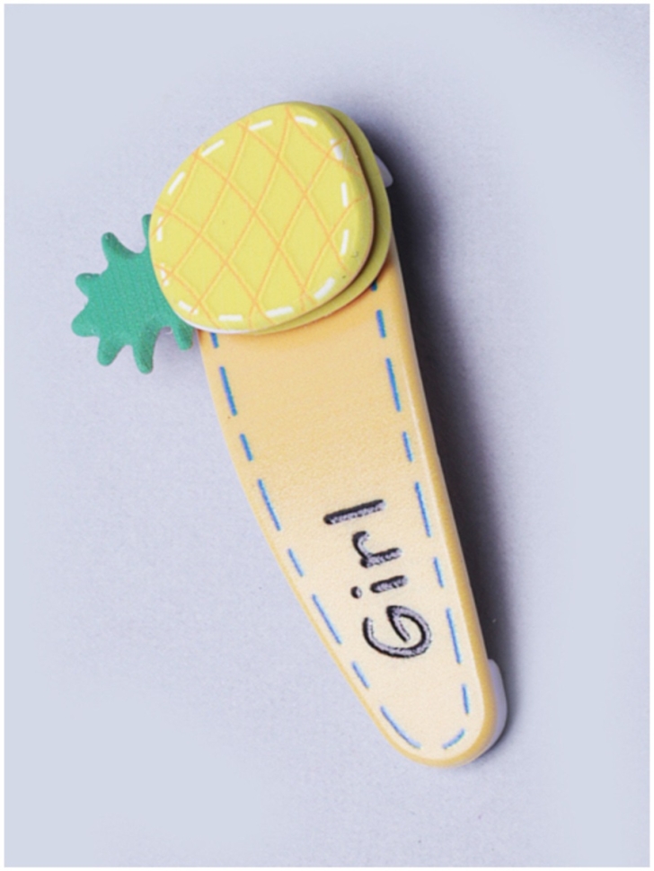 Заколка З-082 6x2,8см ананас Заколка З-082 6x2,8см ананас