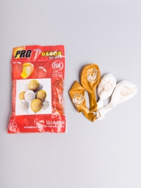 Шар воздушный 12"/30см 25шт. "Свадьба Золото"