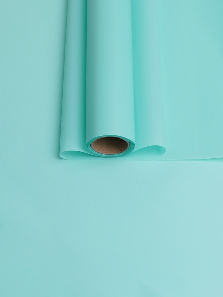 Пленка матовая 60см х 10м на втулке мятный Пленка матовая 60см х 10м на втулке мятный