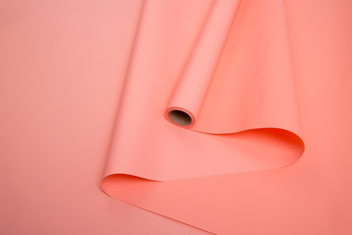 Пленка матовая Пастель 58см х 10м на втулке, персик Пленка матовая Пастель 58см х 10м на втулке, персик
