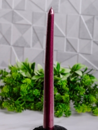 Свеча античная 22х250мм лак брусничный