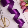 Лента атласная 38мм х 25ярд фиолетовый