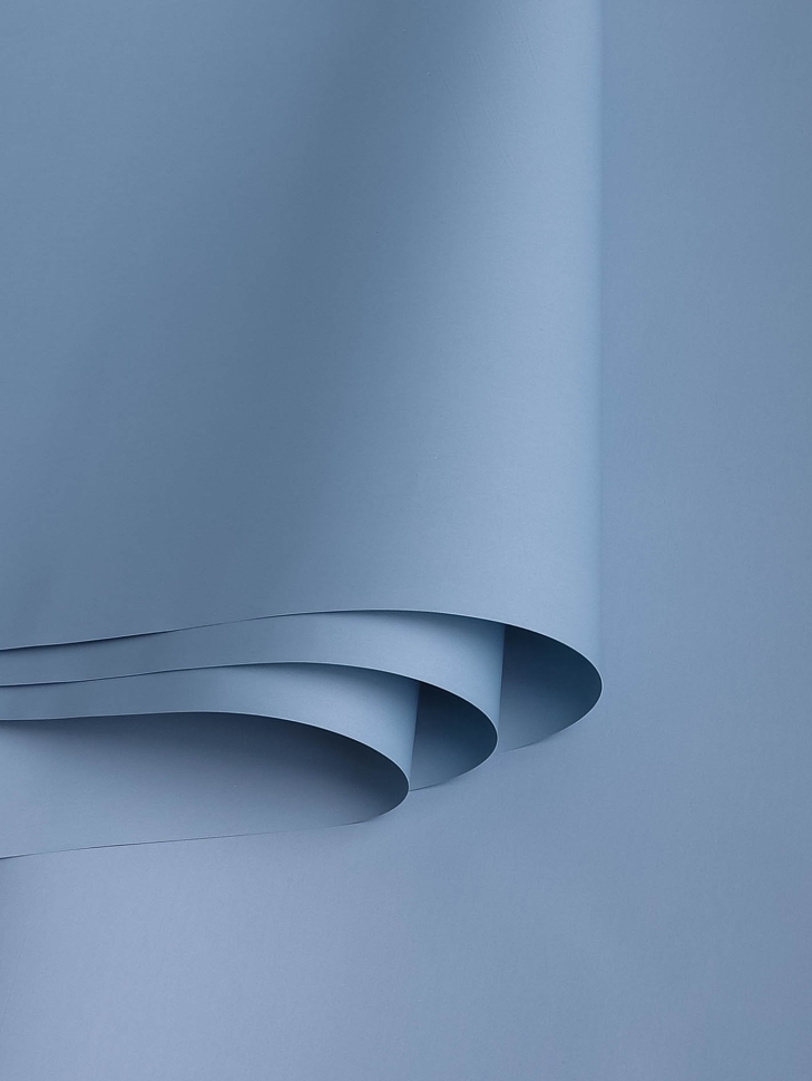 Пленка матовая 58см х 58см 60мкм 10 листов, голубой туман Пленка матовая 58см х 58см 60мкм 10 листов, голубой туман