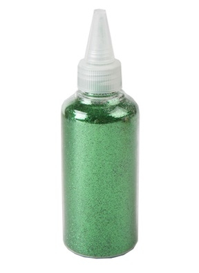 Блестки 80г К с дозатором зеленые Блестки 80г К с дозатором зеленые