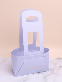 Плайм пакет для цветов прямоугольник H30х21х11см Fashion сиреневый