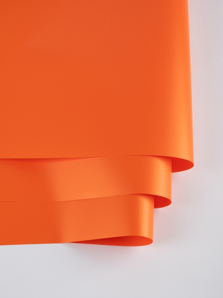 Пленка матовая 58см х 58см 60мкм 10 листов, оранж