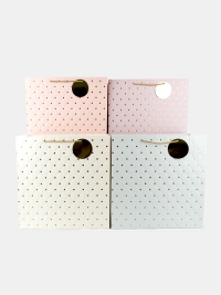 Сумочка подарочная 38х38х18см L495 тиснение микс