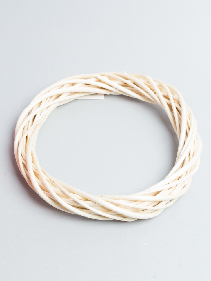 Заготовка плетеная из ивы Венок К 25см натуральный