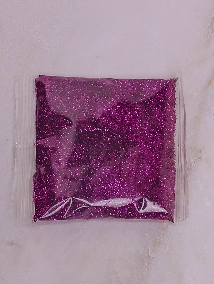Блестки 20г К в пакете фиолетовый Блестки 20г К в пакете фиолетовый
