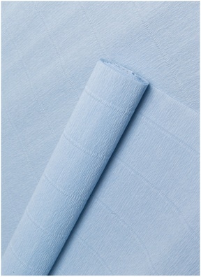 Бумага гофрированная простая, 140гр 959 нежно-голубая Бумага гофрированная простая, 140гр 959 нежно-голубая