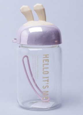 Бутылка с ушами 300мл желтый Бутылка с ушами 300мл желтый