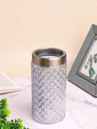 Ваза стекло h22 d11х10см К 301 прозрачный