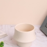 Кашпо керамика 11х11см кремовый
