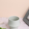 Кашпо керамика 11х11см зеленый светлый