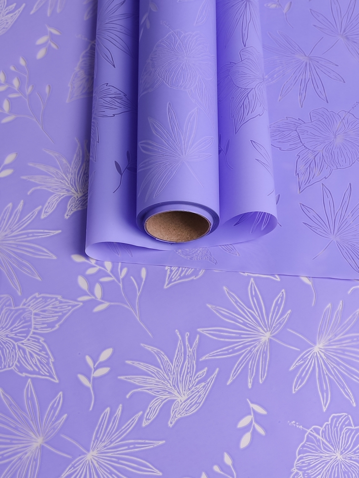 Пленка матовая 60см х 10м Блум, сиреневый классик Пленка матовая 60см х 10м Блум, сиреневый классик