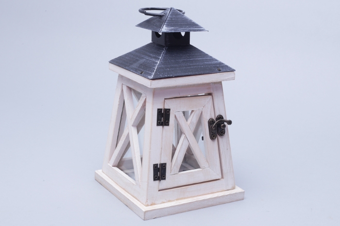 Подсвечник Фонарь 12,5х12,5х19,5см T-8067С