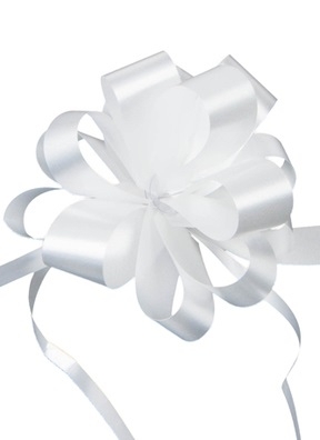 Бант шар простой 18, 10шт. белый Бант шар простой 18, 10шт. белый