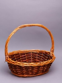 Корзина плетеная (ива) 32х24х32см L-28-2 коричневый