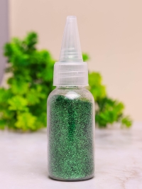 Блестки 20г К с дозатором зеленые