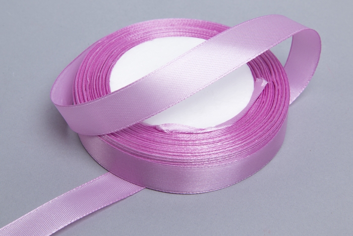 Лента атласная 15мм х 25 ярд JD сиреневый светлый Лента атласная 15мм х 25 ярд JD сиреневый светлый