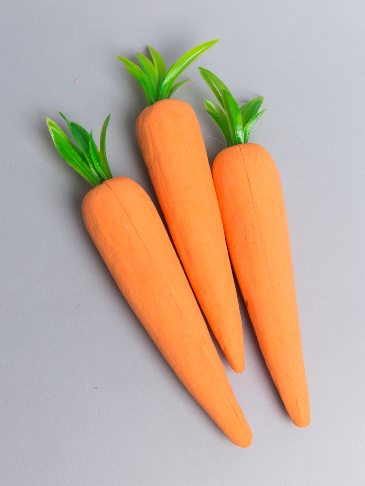 Морковь набор из 3шт 14см Морковь набор из 3шт 14см