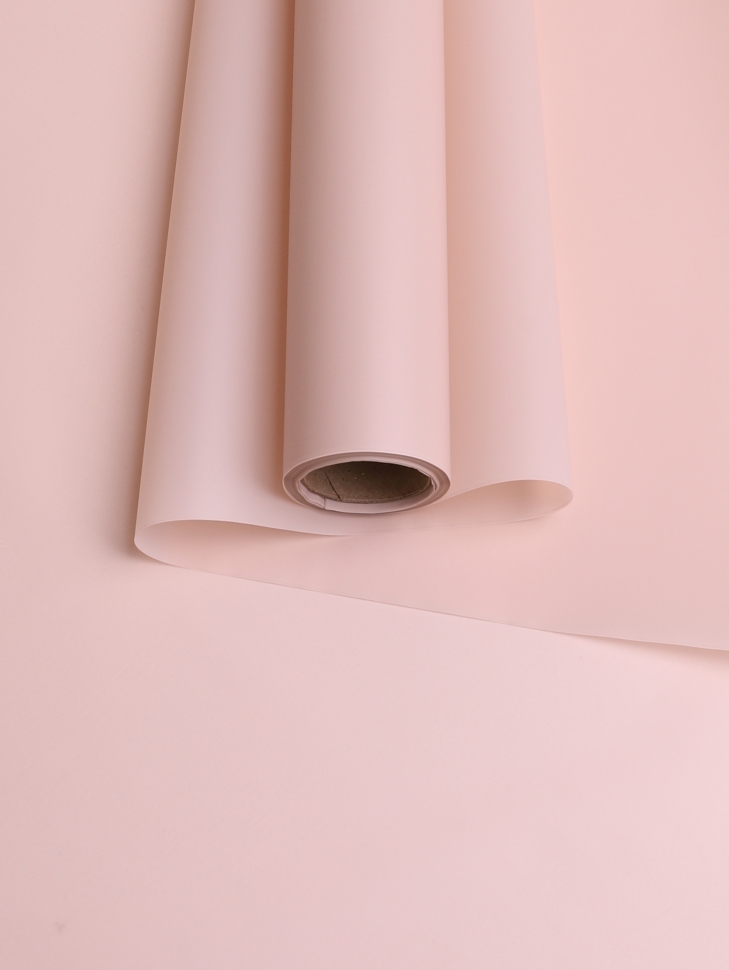 Пленка матовая 60см х 10м на втулке пудра Пленка матовая 60см х 10м на втулке пудра