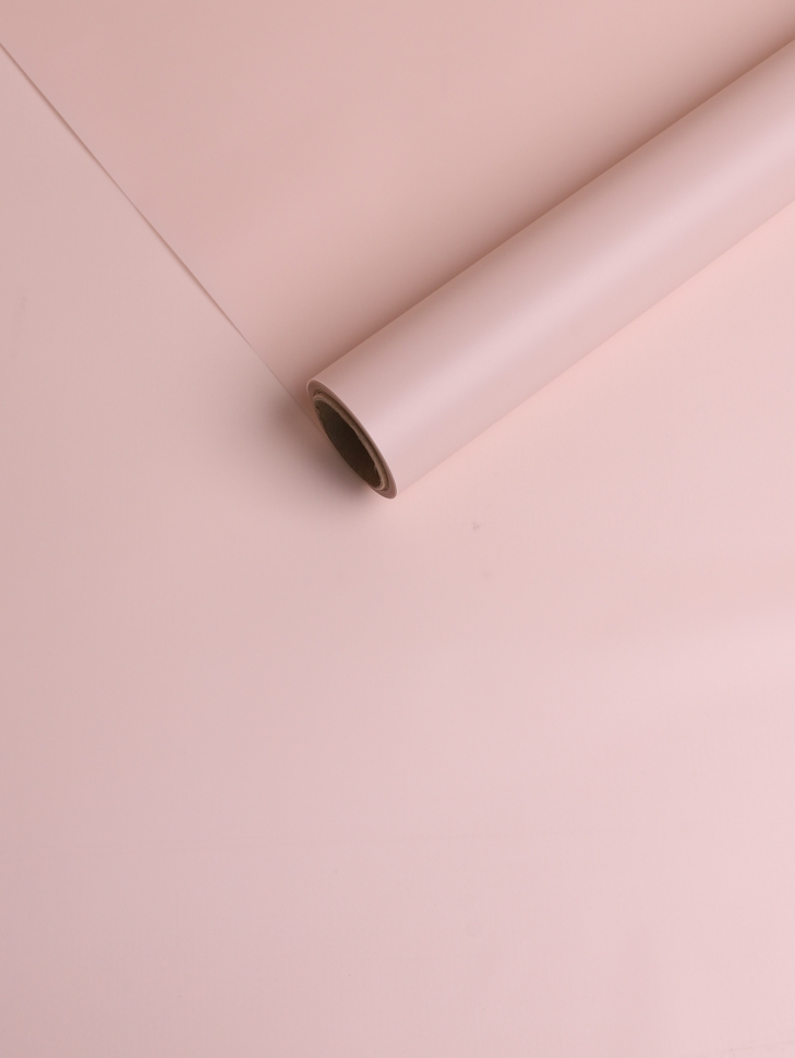 Пленка матовая 60см х 10м на втулке пудра Пленка матовая 60см х 10м на втулке пудра