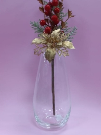 Ваза стекло 1872 Ульяна-1 D8,8хH17см