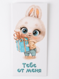 Конверт для денег 8х16,5см, 5шт, 0476