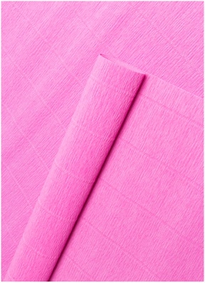 Бумага гофрированная простая, 140гр 954 розовая