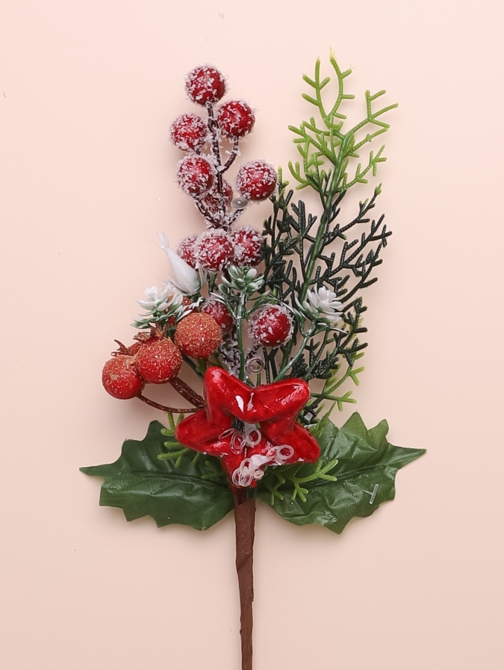 ИЦ Ветка новогодняя 27см 14-95 ИЦ Ветка новогодняя 27см 14-95