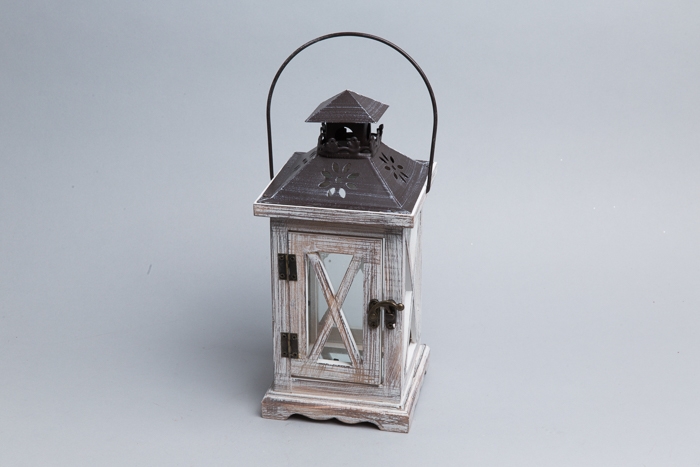 Подсвечник Фонарь 12,5х12,5х28см T-8056-5