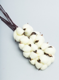 ИЦ Хлопок на ножке 10шт 35см желтый светлый