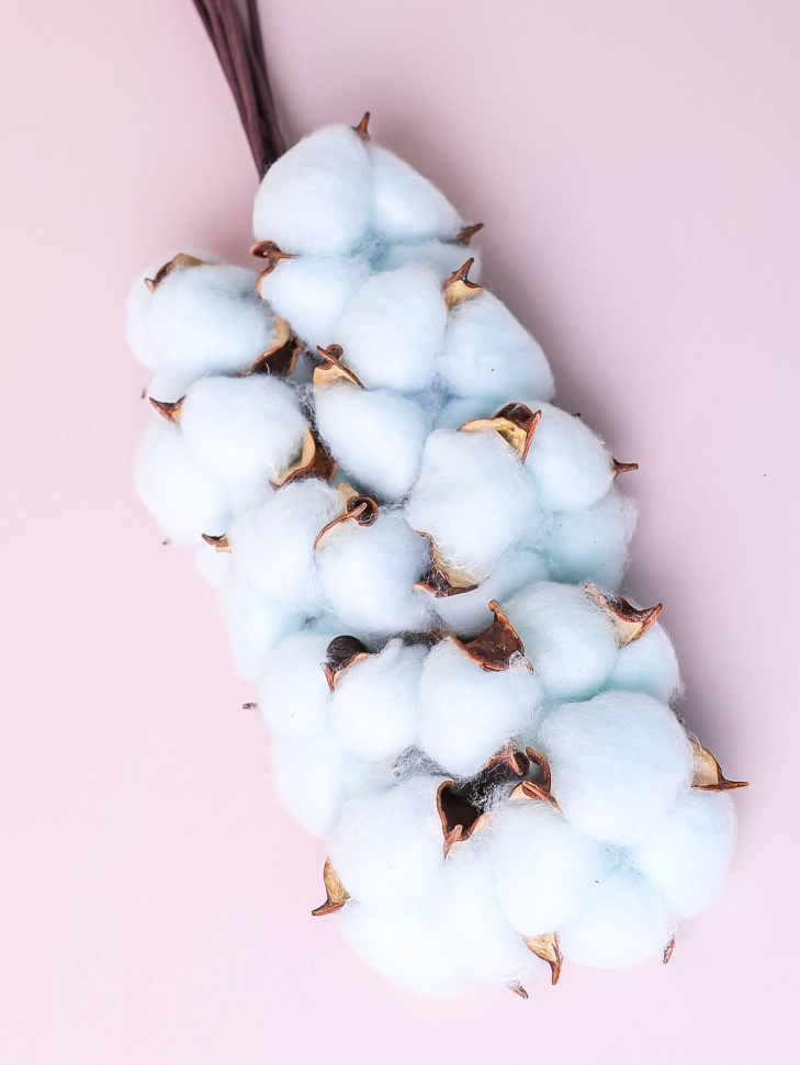 ИЦ Хлопок на ножке 10шт 35см голубой