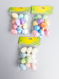 Яйцо набор из 12шт 4х3см микс