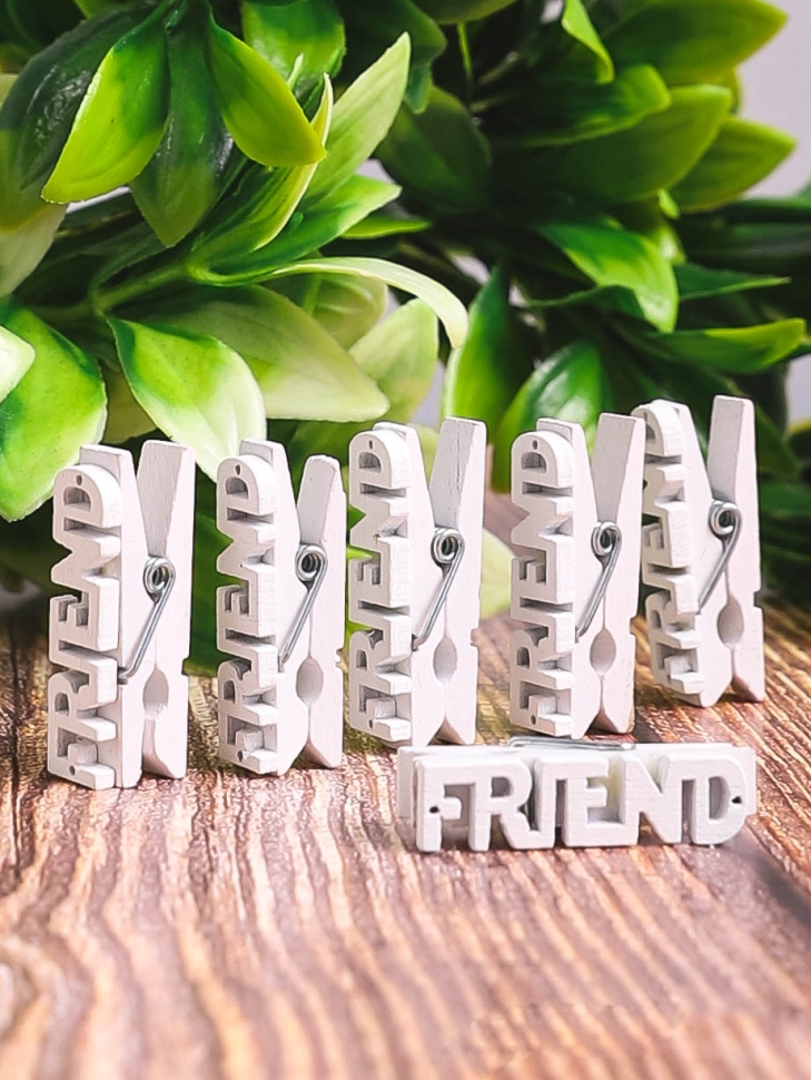 Прищепка 6шт. FRIEND 3,5см Прищепка 6шт. FRIEND 3,5см