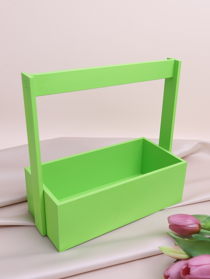 Ящик Флора H25/8,3х25х12,5см № 1 салатовый Ящик Флора H25/8,3х25х12,5см № 1 салатовый