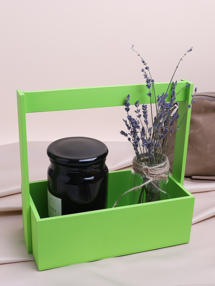 Ящик Флора H25/8,3х25х12,5см № 1 салатовый Ящик Флора H25/8,3х25х12,5см № 1 салатовый