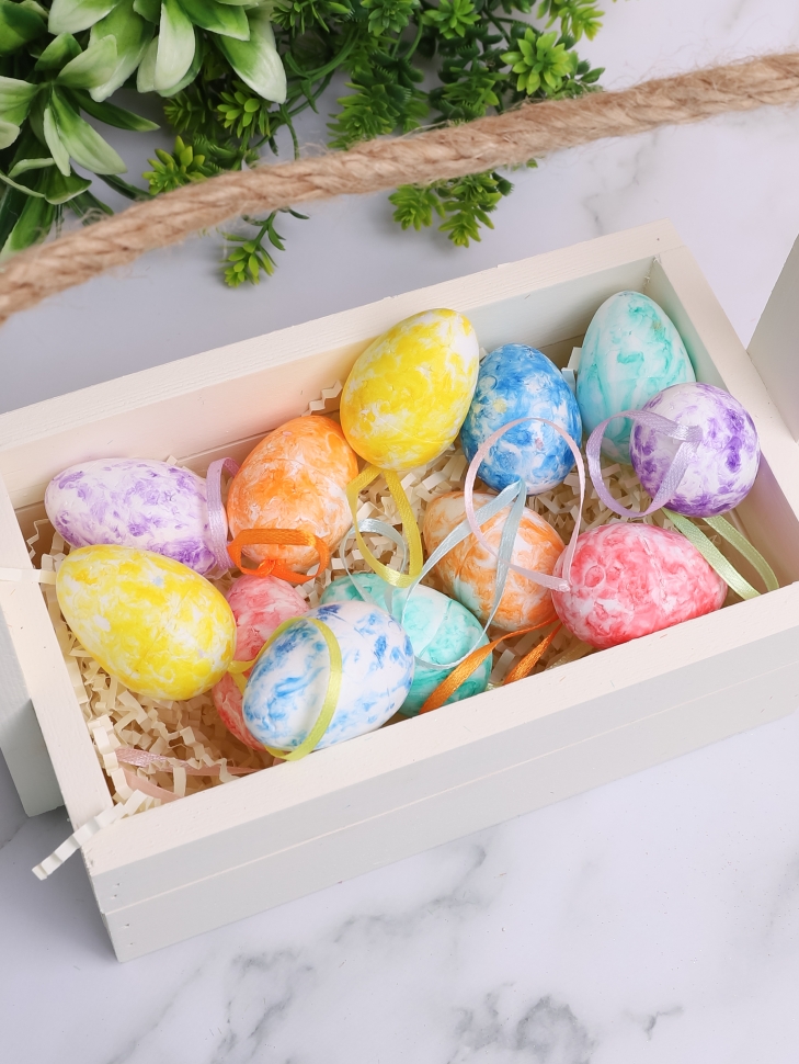 Подвеска Яйцо набор из 12шт 5х3см микс